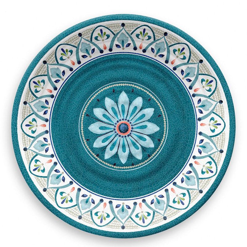 Tar Hong Moroccan Medallion 27cm Melamine Dinner Plate Wayfair.co.uk
